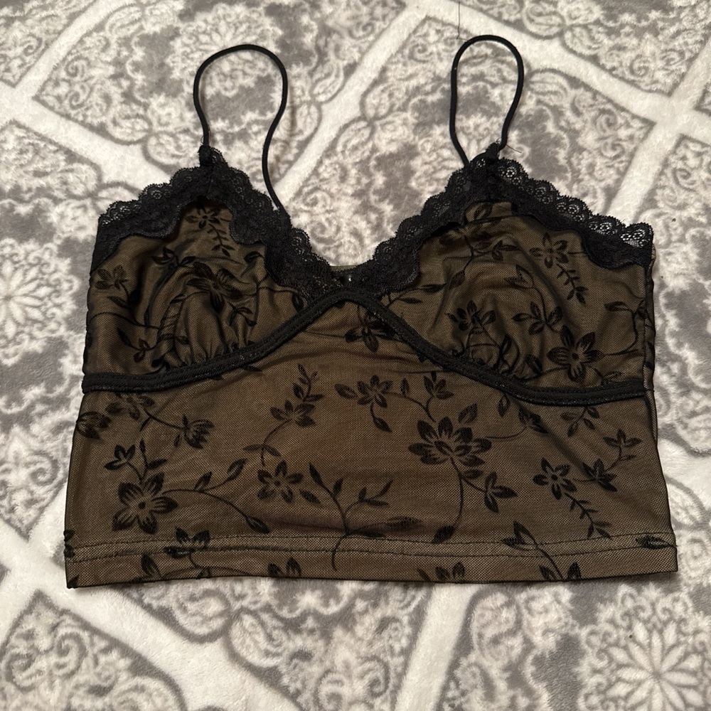 Lace tank top